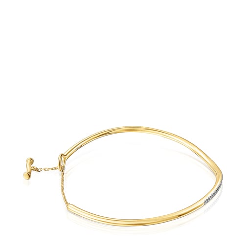 Gold Hav Bracelet with diamonds