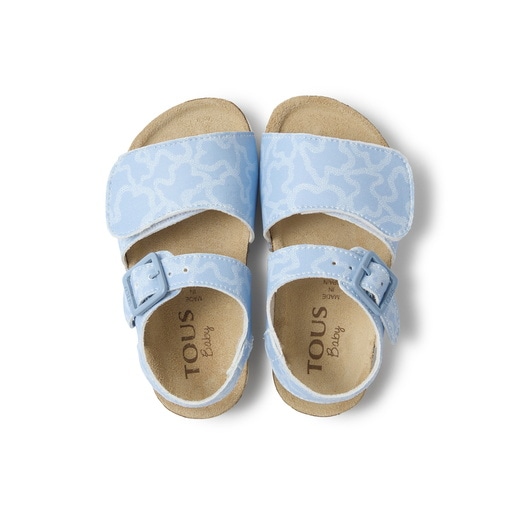 Baby sandals in Run blue