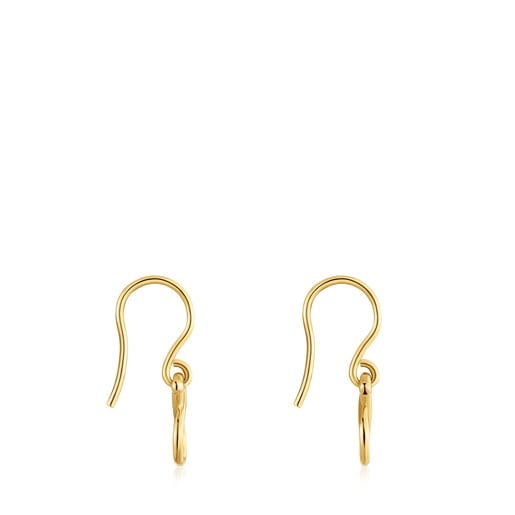 9kt gold bear-motif Hook earrings TOUS Infinity