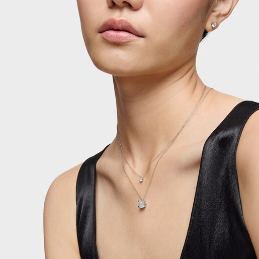 שרשרת קולר TOUS Essentials LGD מפלטינה בשילוב יהלום מעבדה 2.00 קראט בחיתוך עגול