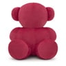 Peluche granate Bold Bear Velvet