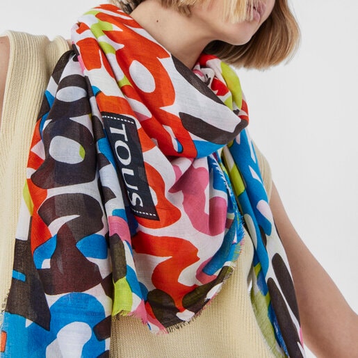 وشاح TOUS Funny أحمر اللون