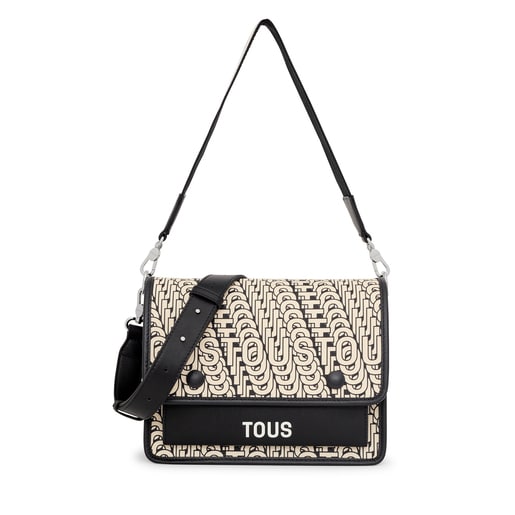 Medium beige and black Audree Crossbody bag TOUS Vera