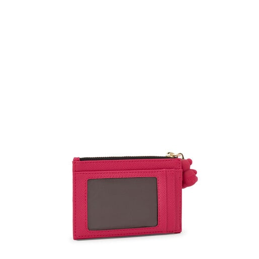 Fuchsia TOUS La Rue New Change purse-cardholder