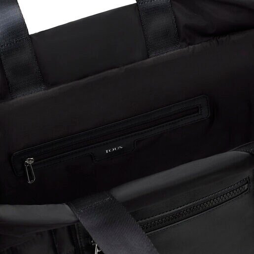 Extralarge black TOUS Empire Padded Backpack TOUS