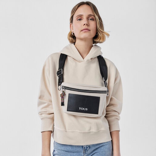 Riñonera beige TOUS Empire Cotton