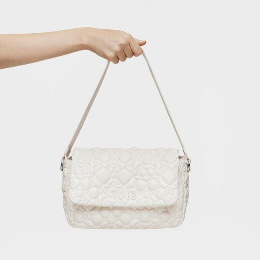 ベージュのミディアムクロスボディバッグ TOUS Bold