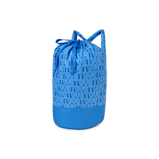 Beach bag in Line blue