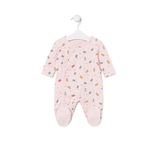 Pijama d'una peça per a nadó Charms rosa
