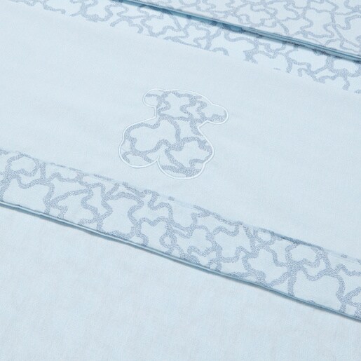 Juego de sabanas Kaos Azul Celeste