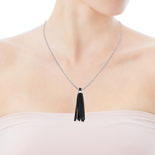 Dije TOUS Basics de Piel y Plata