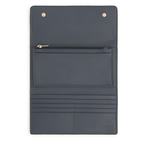 Large taupe-colored Flap Wallet Kaos Icon