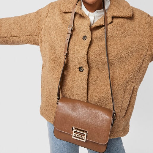 Сумка-кроссбоди TOUS Legacy из коричневой кожи