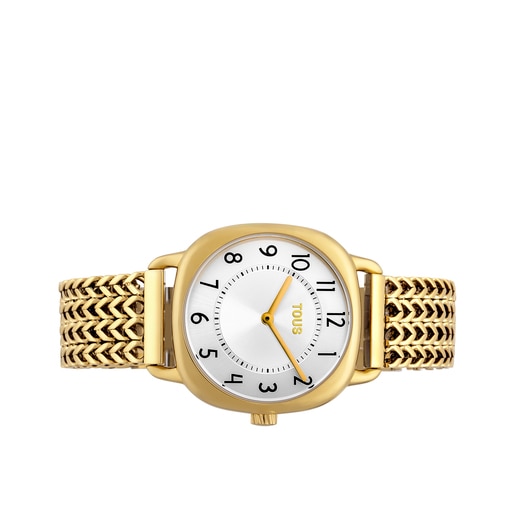 Gold-colored IP Steel Osier 1920 Watch | TOUS