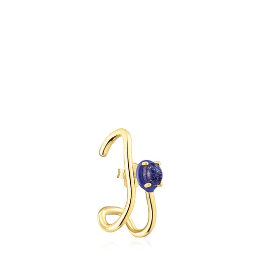 TOUS Vibrant Colors Earcuff with lapis lazuli and colored enamel