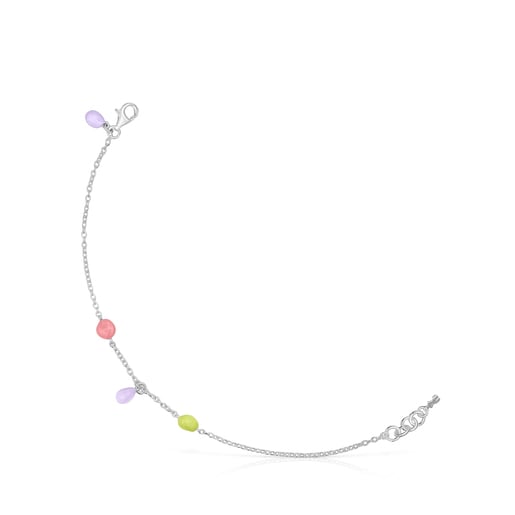 Silver and colored enamel TOUS Joy Bits bracelet | TOUS