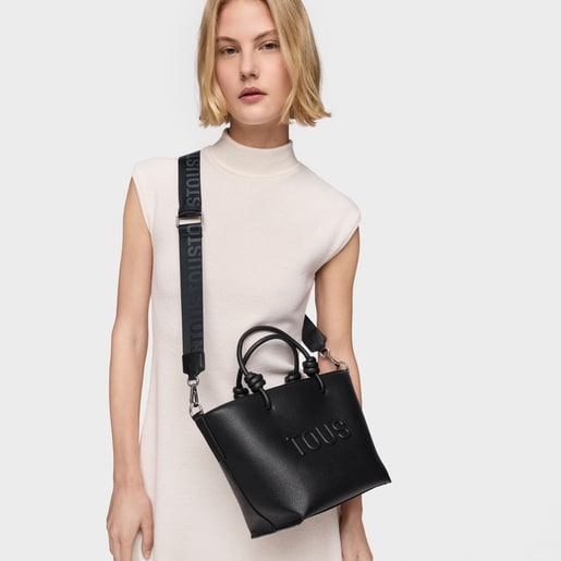 תיק סל TOUS La Rue New קטן בצבע שחור