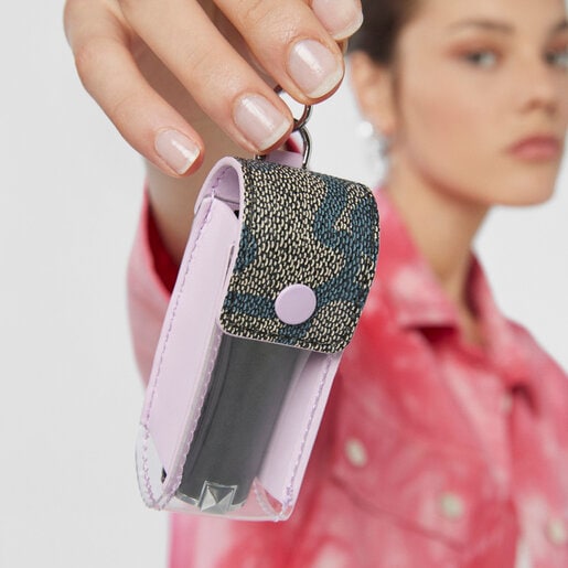 Étui rouge à lèvres avec sangle mauve TOUS Kaos Summer