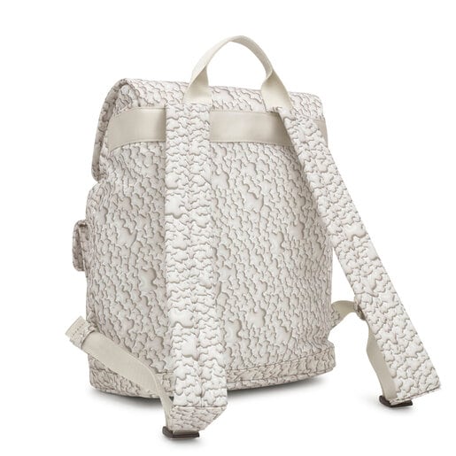 Mochila blanca Kaos Mini Puffy Soft