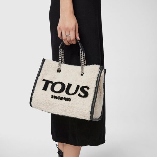 Бежевая сумка-шоппер Amaya Warm