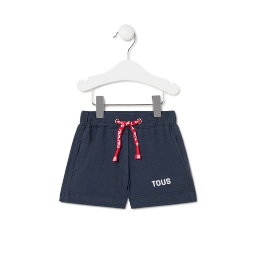 Tous - BoyS Bermudas In Casual Navy Blue - Bavlna