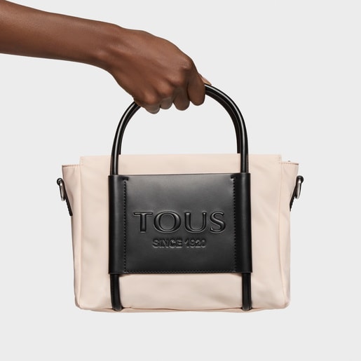 Medium nude colored Empire Soft City bag