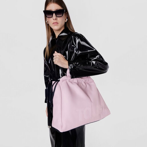 Sac grand en cuir mauve TOUS Cloud