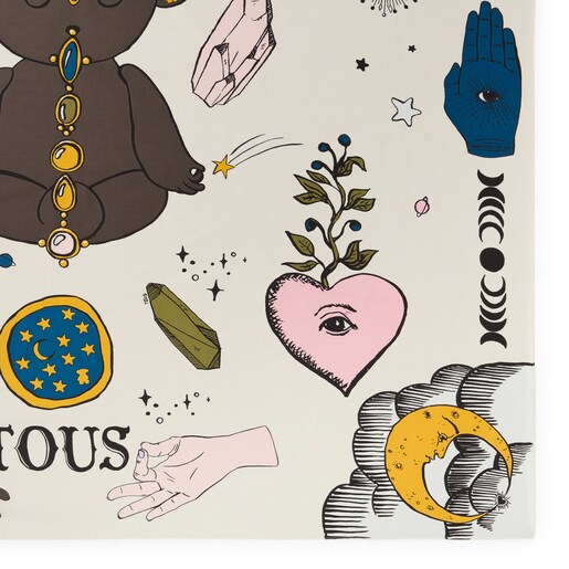 Бежевый шарф TOUS Magic Nature