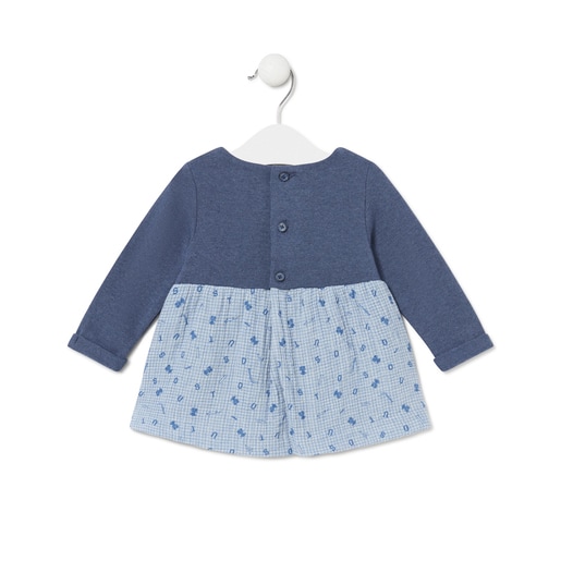 Girls dress in School navy blue