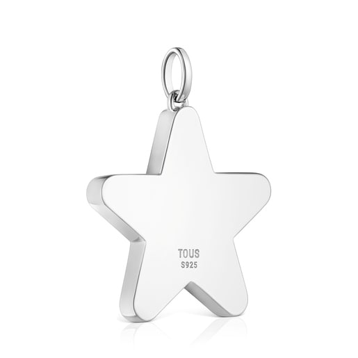 Colgante mediano estrella de plata 29 mm Sweet Dolls