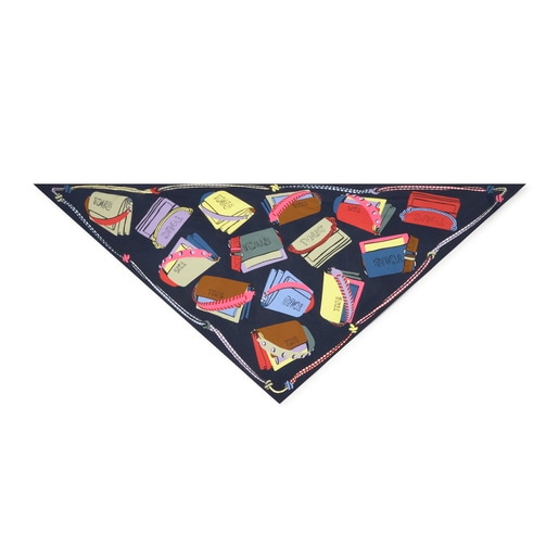 Navy blue Scarf TOUS Audree