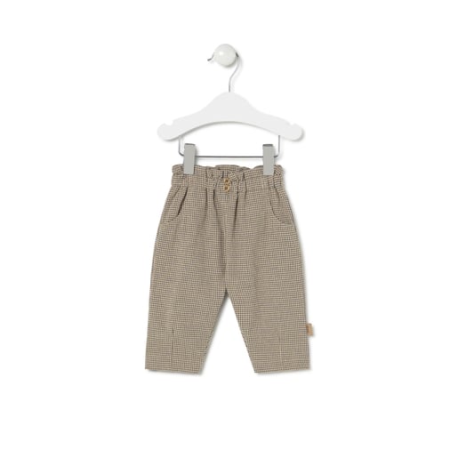 Girls outfit in Brown ecru