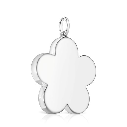 Pendentif fleur en argent 29 mm moyen Sweet Dolls