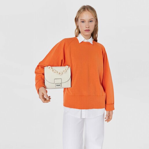 Bandolera pequeña beige TOUS Sylvia