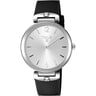 Montre S-Mesh en acier avec bracelet en silicone noir