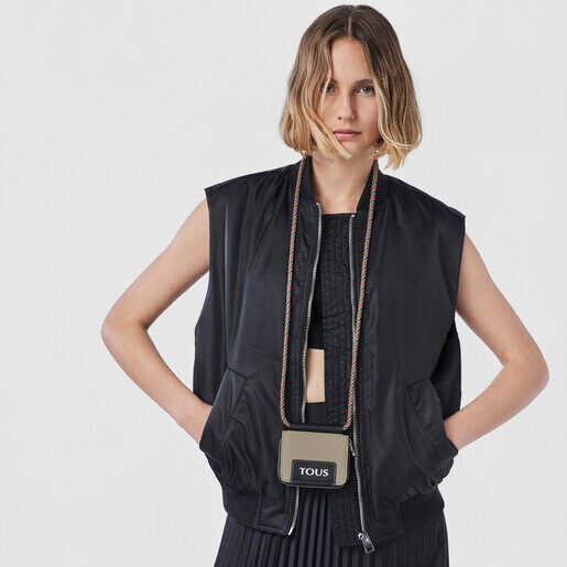 Porte-monnaie TOUS Empire Cotton moyen kaki