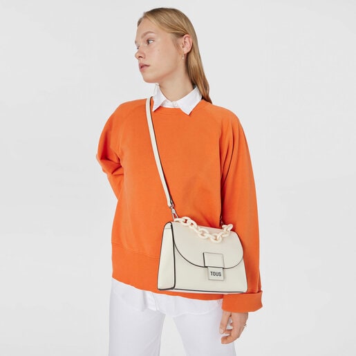 Bandolera pequeña beige TOUS Sylvia