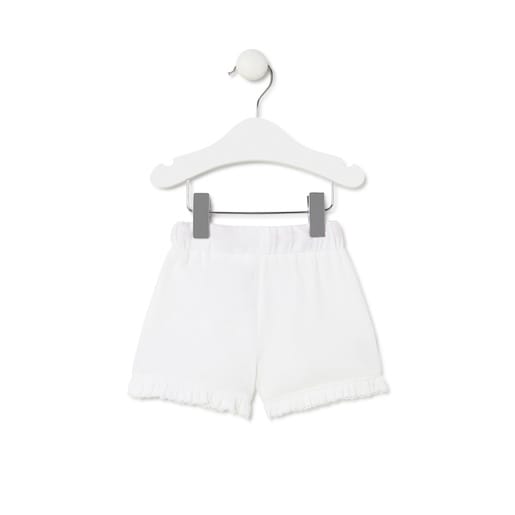 Short de niña Casual blanco