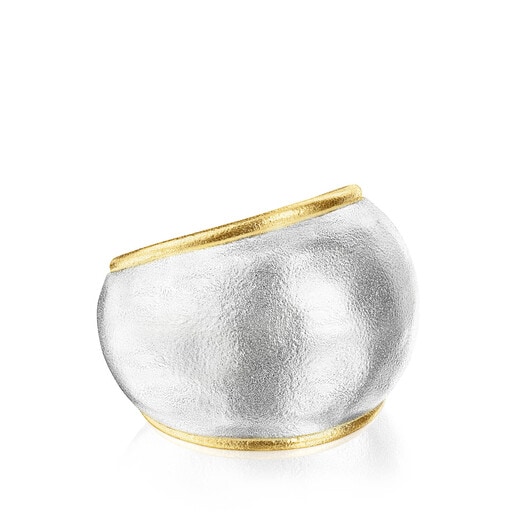 Two-tone Luah domed Ring