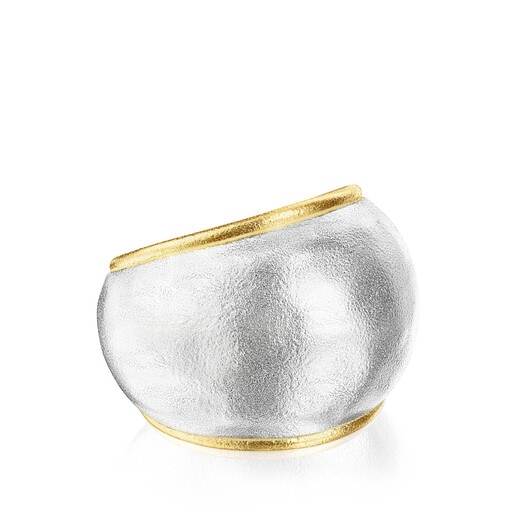 Two-tone Luah domed Ring | TOUS