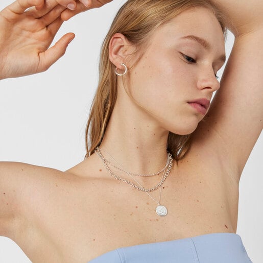 שרשרת Women Day מכסף ואבני אחלמה