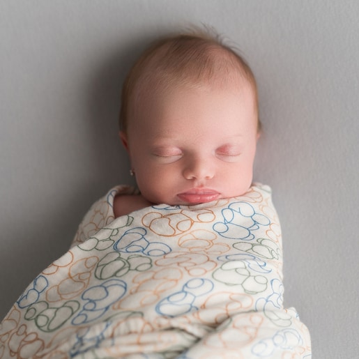 Baby muslin in Muse multicolour