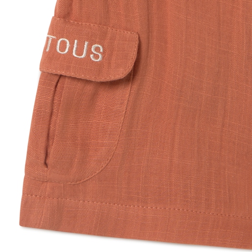 Conjunto de bebé niño Classic teja