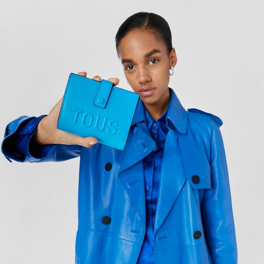 Cartera Pocket azul TOUS La Rue