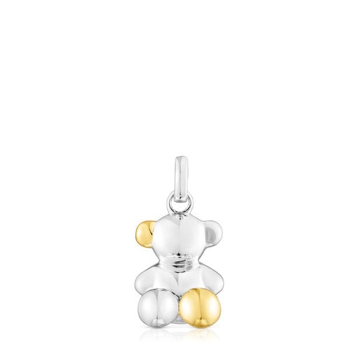 Silver and silver vermeil Bold Bear pendant | TOUS