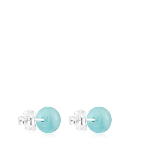 Sky blue Murano glass TOUS Icon Glass Earrings