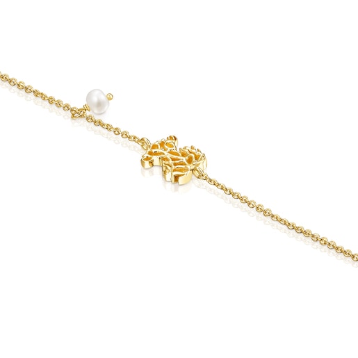 Золотой браслет Oceaan с жемчугом