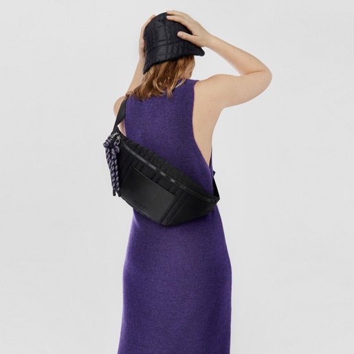 Riñonera grande negra TOUS Empire Padded