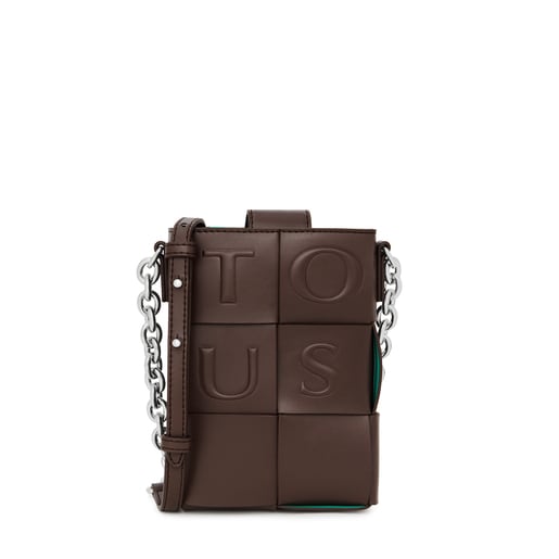 Brown and turquoise TOUS Damas Mini handbag