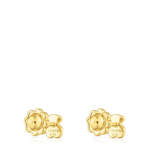 Gold TOUS Baby earrings Bear motif